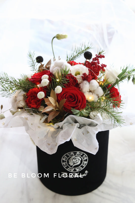 Holiday Fresh Flower Bucket