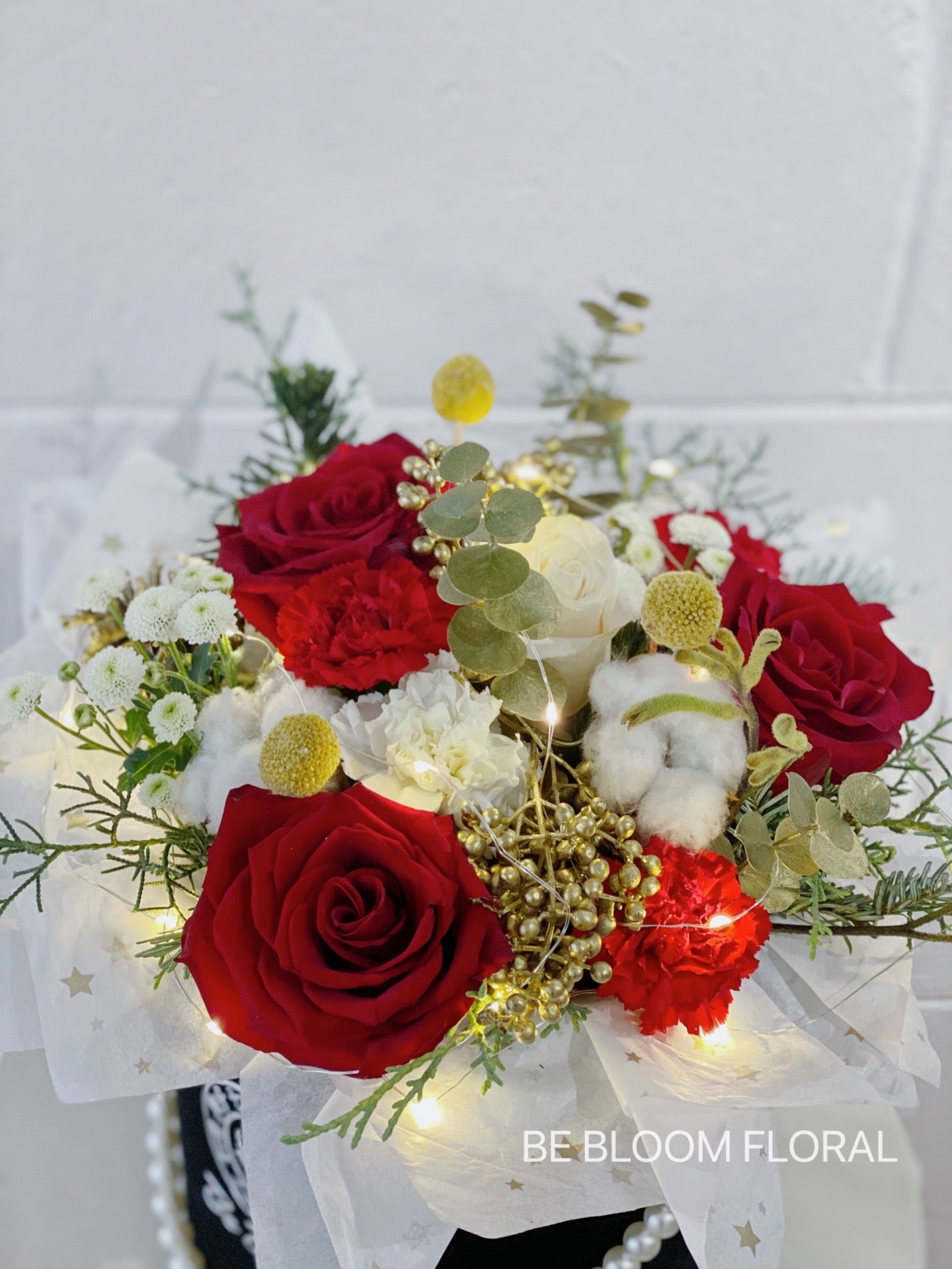 Holiday Fresh Flower Bucket